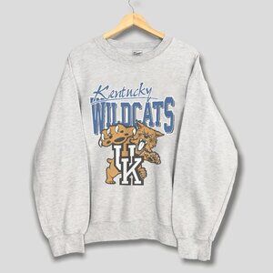 Vintage 90s NCAA University of Kentucky Wildcats Logo Sweatshirt, Basketball Tee